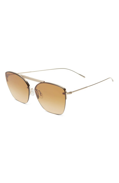 Oliver Peoples Ziane 61mm Gradient Mirrored Sunglasses outlook