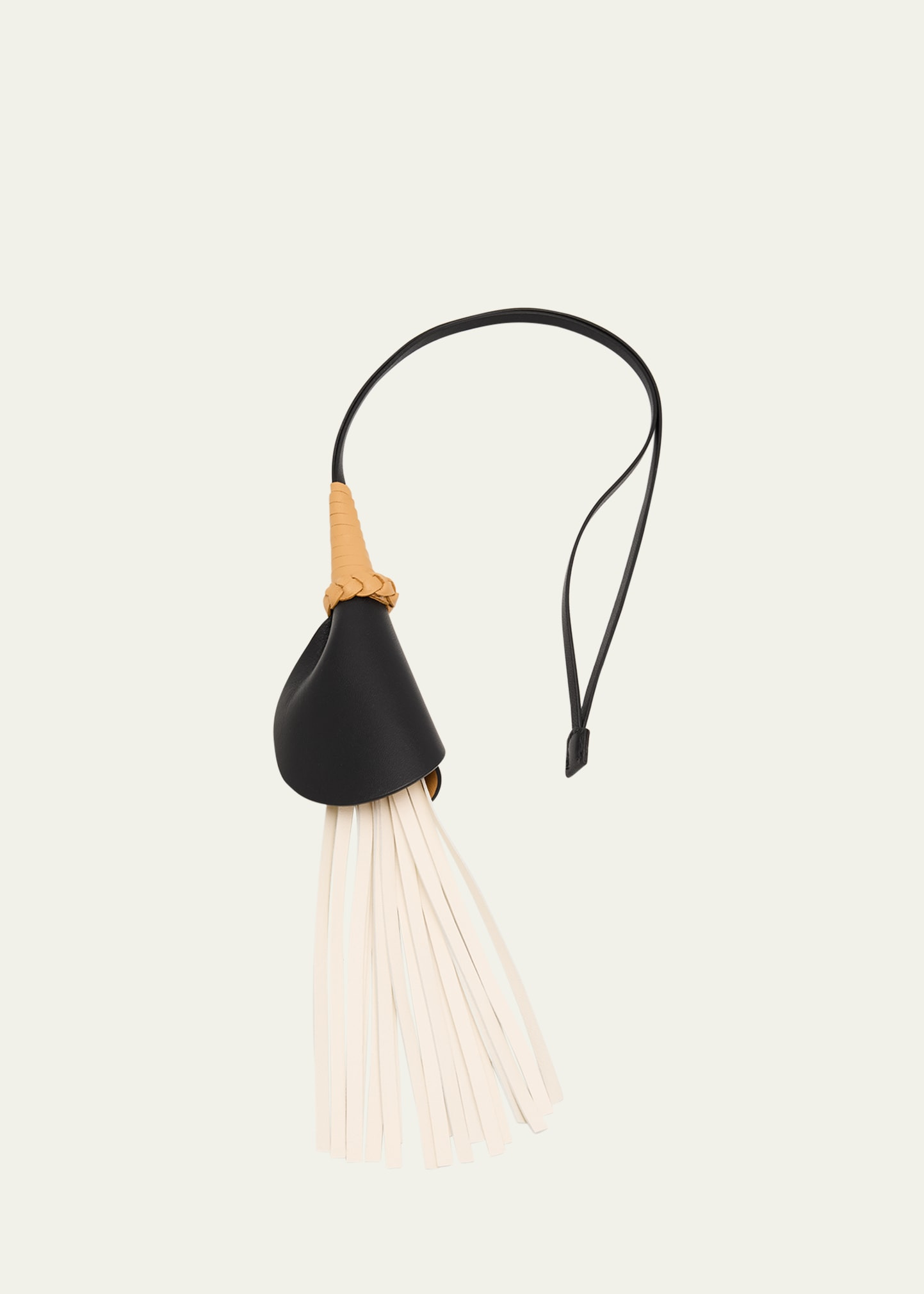 Calla Leather Bag Charm - 1