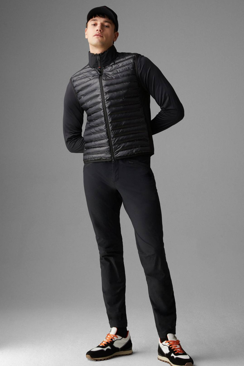 BOGNER GRAIG QUILTED WAISTCOAT IN BLACK outlook