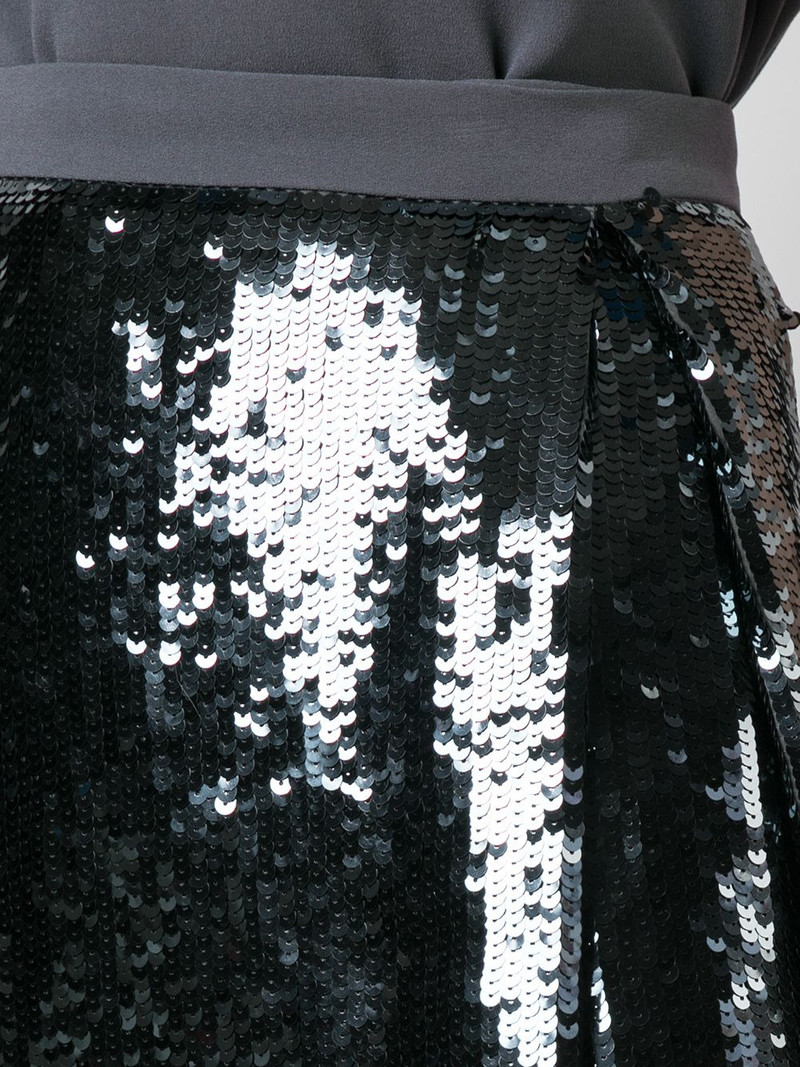 sequinned wrap skirt 5