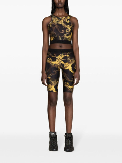 VERSACE JEANS COUTURE Watercolour Baroque printed shorts outlook