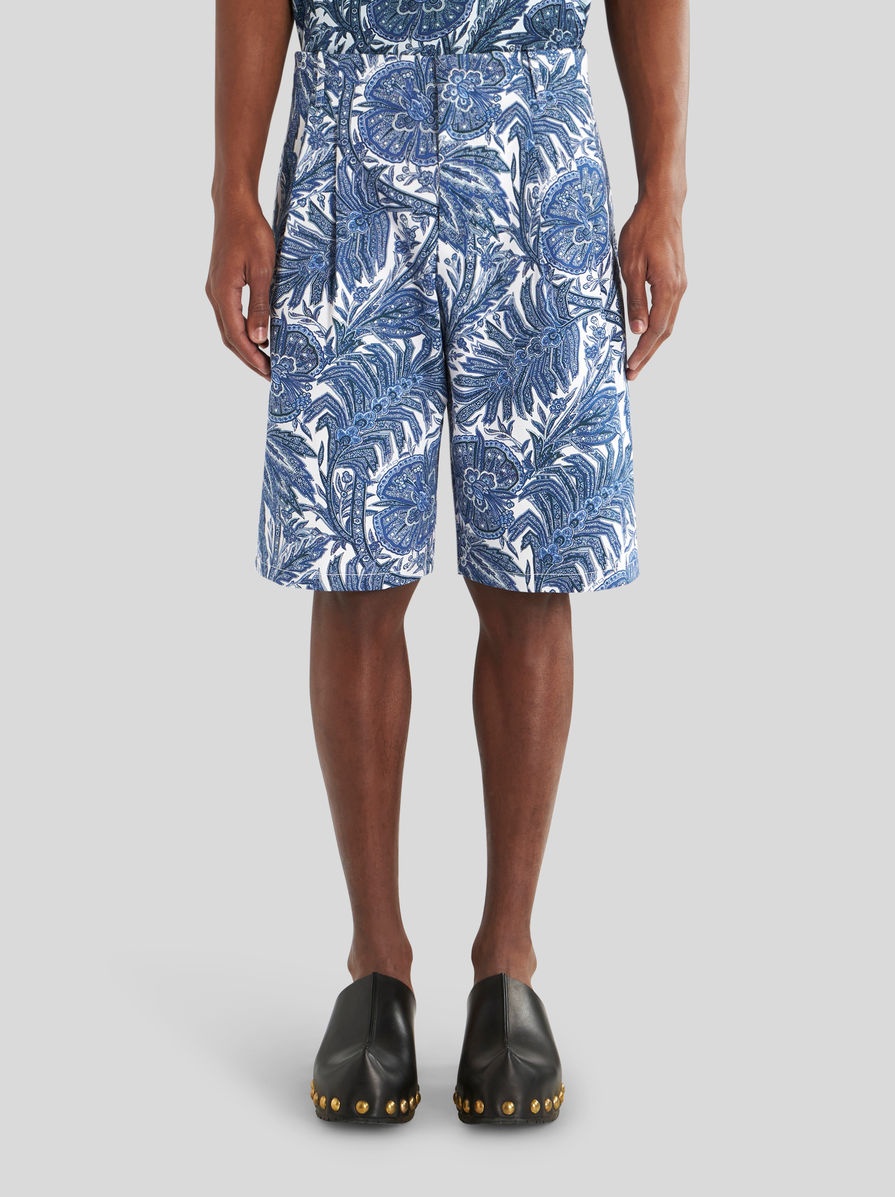 FOLIAGE PATTERN BERMUDAS - 2