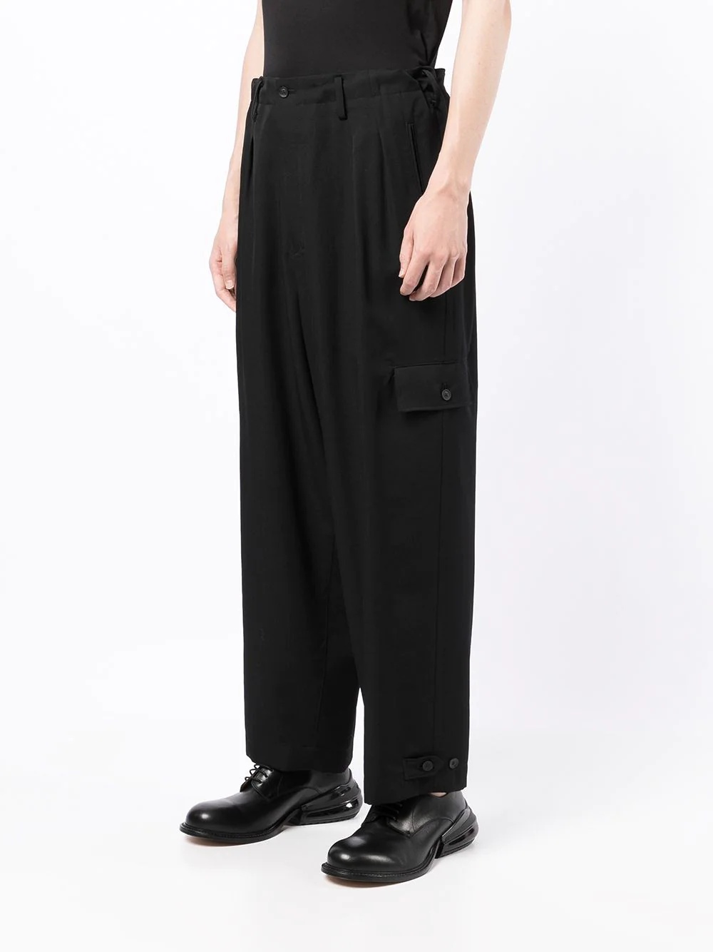 tailored-cut straight trousers - 4