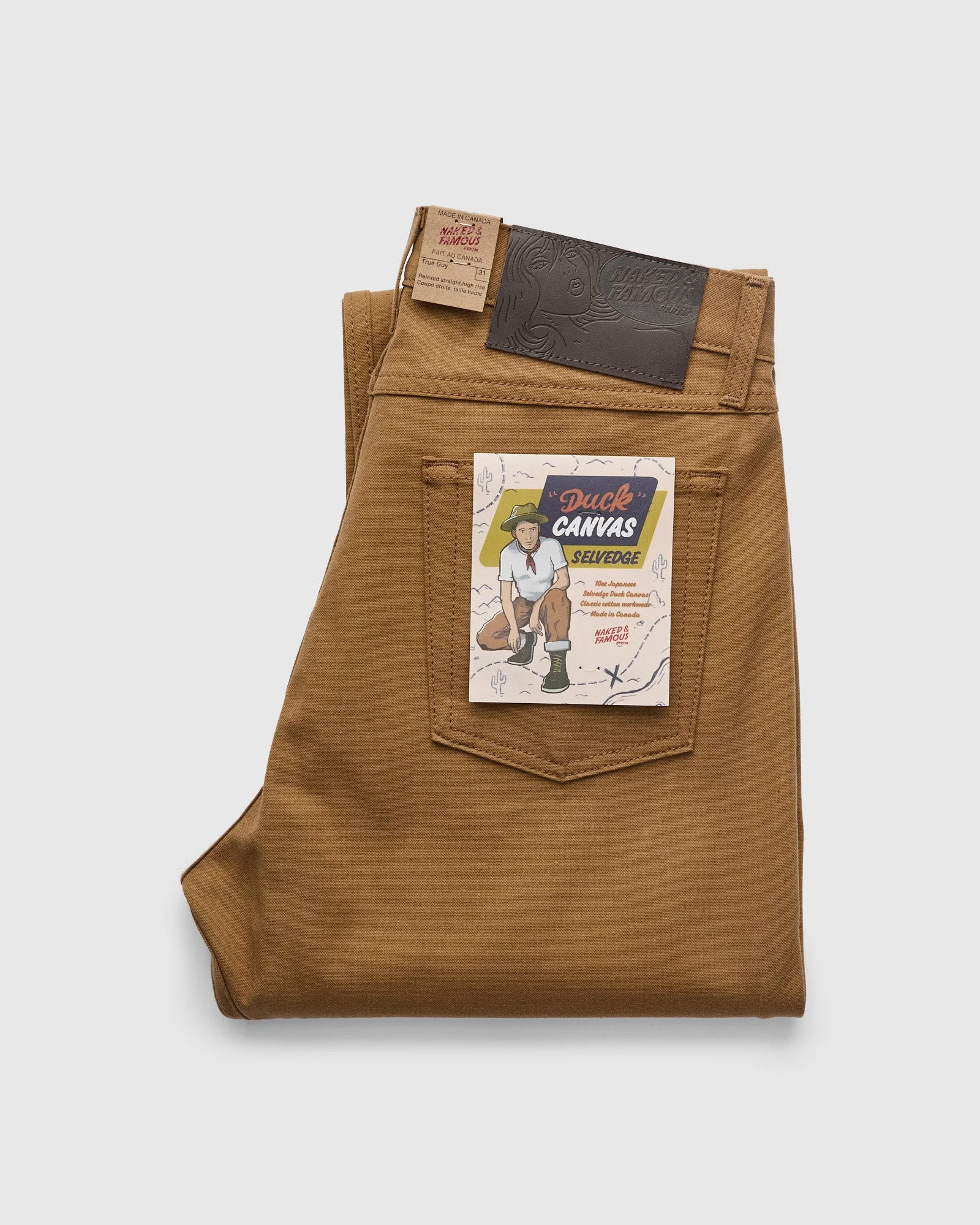 10oz Selvedge Duck Canvas - True Guy Fit - 1