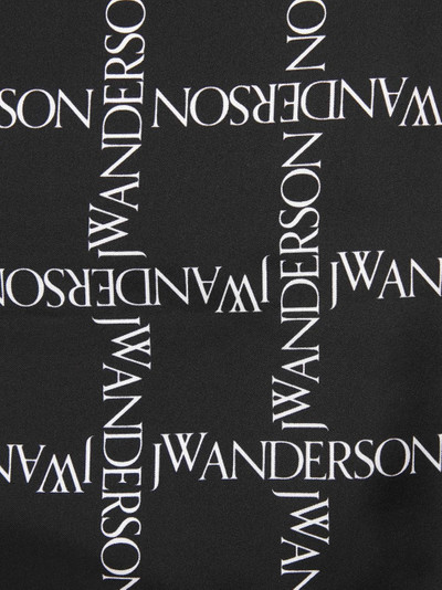 JW Anderson SILK SCARF WITH LOGO GRID MOTIF outlook