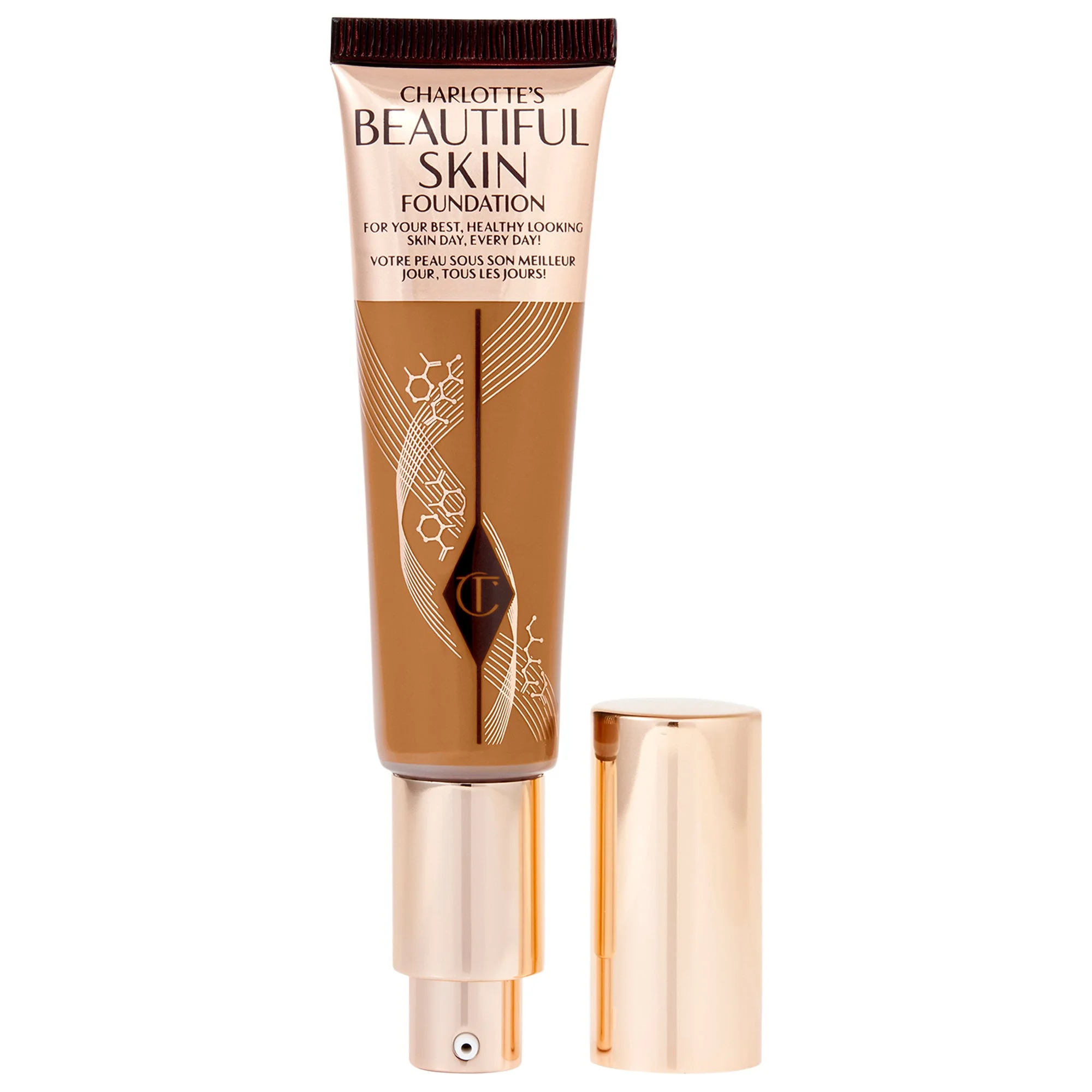 Beautiful Skin Medium Coverage Liquid Foundation with Hyaluronic Acid - 1