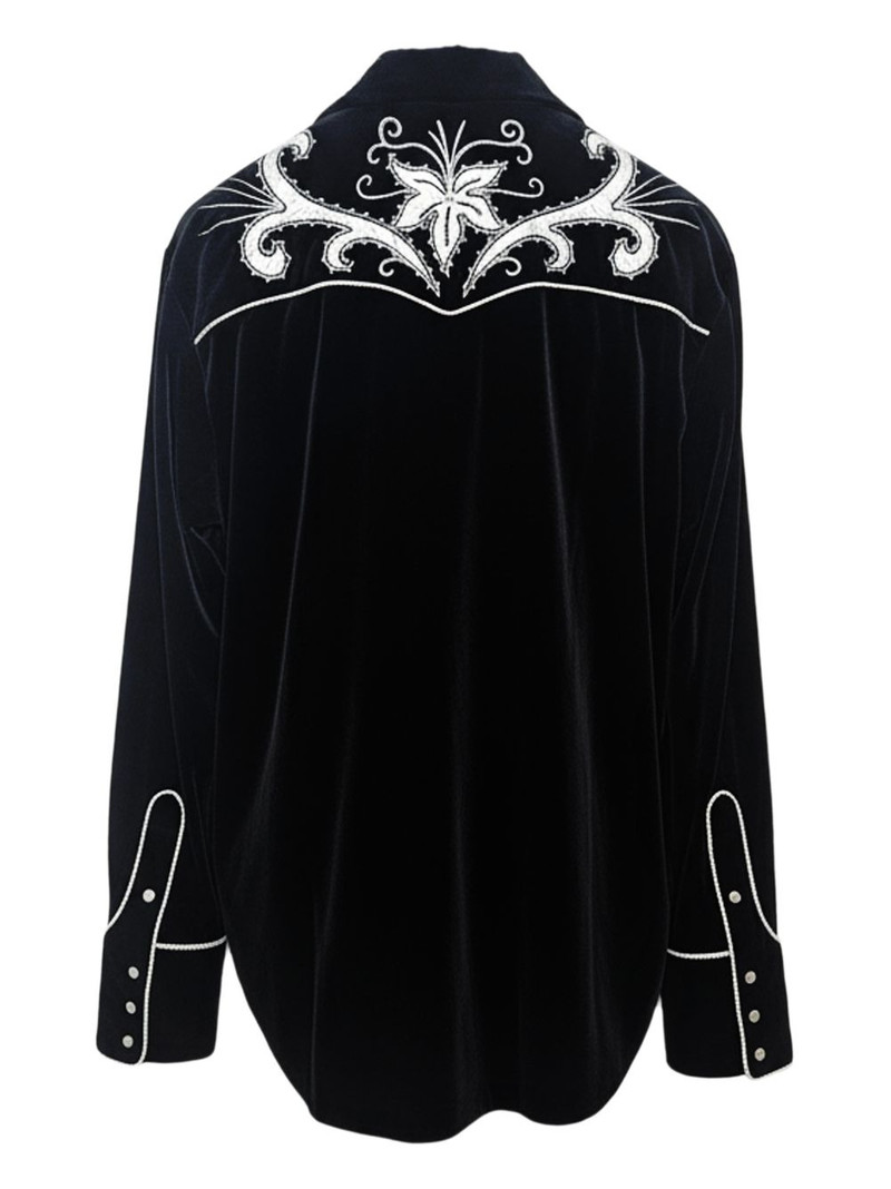 TOM FORD velvet shirt outlook