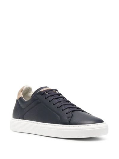 Brunello Cucinelli logo-patch sneakers outlook