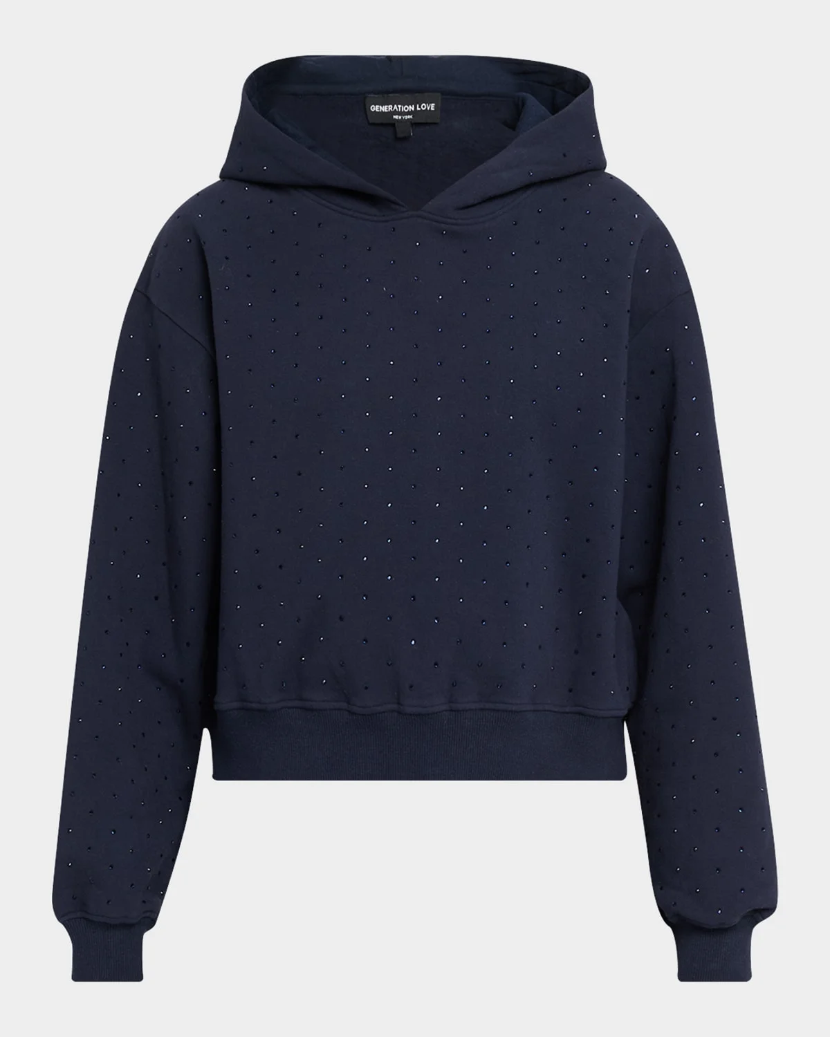 Renae Crystal-Embellished Hoodie - 1