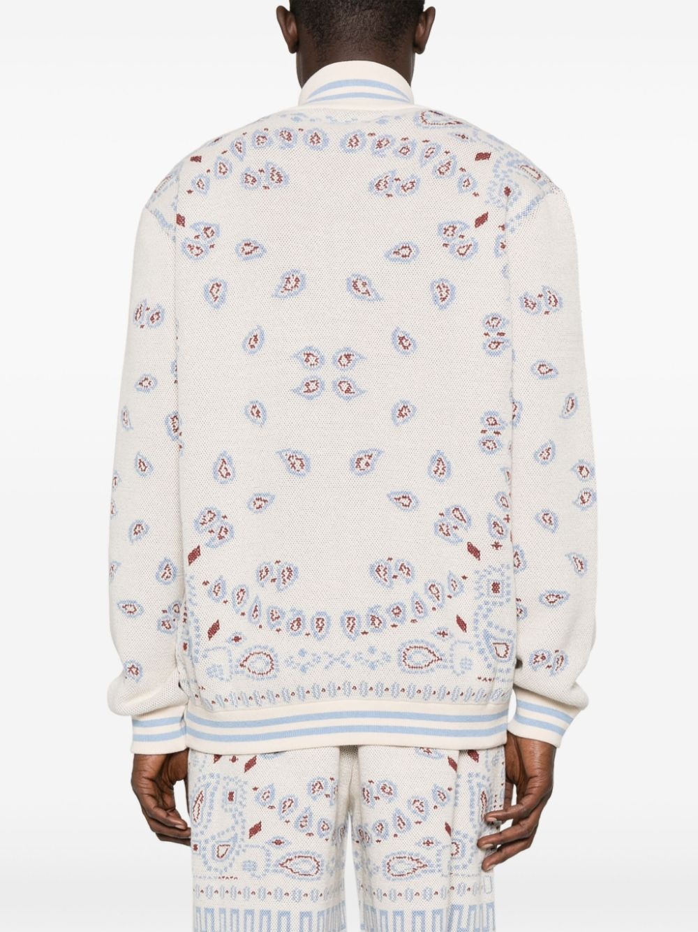 bandana-print bomber jacket - 4