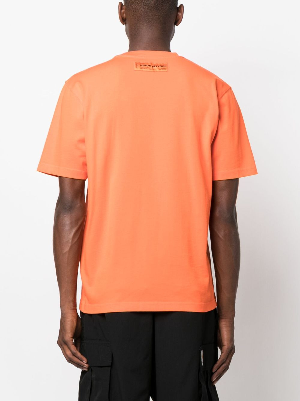 logo-embroidered cotton T-shirt - 4