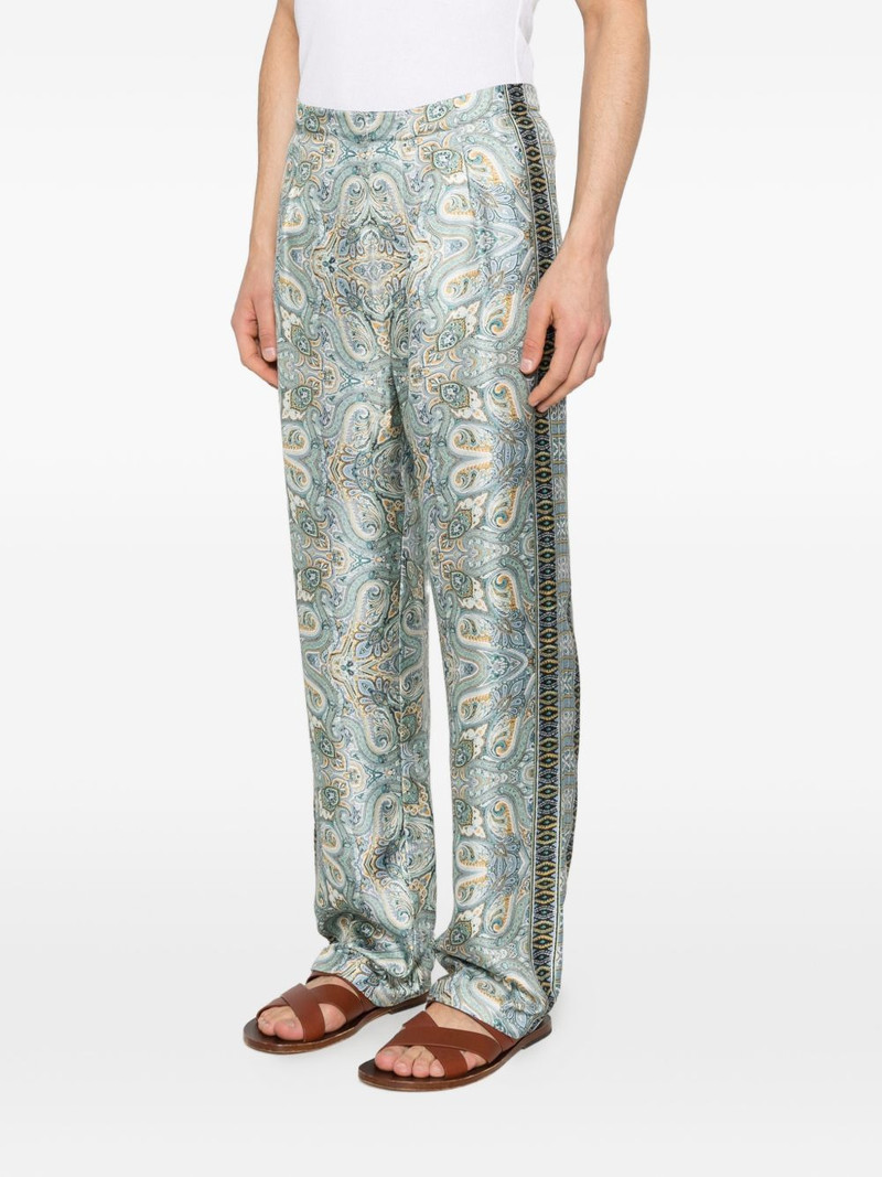 Etro paisley-print trousers outlook