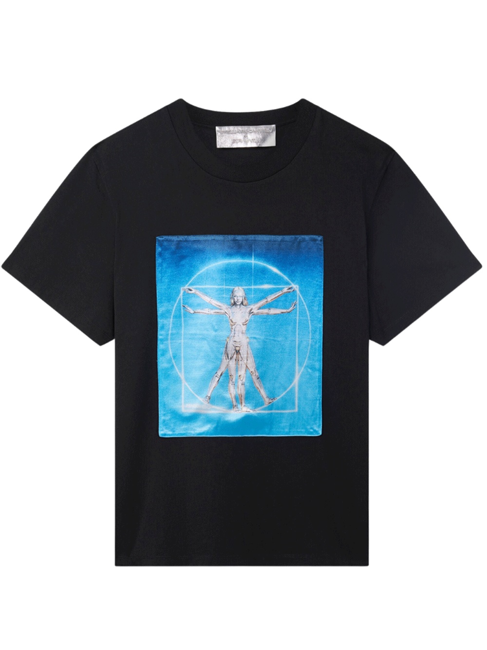 Stella McCartney + Sorayama Vitruvian Woman Oversized Organic Cotton T-Shirt - 1