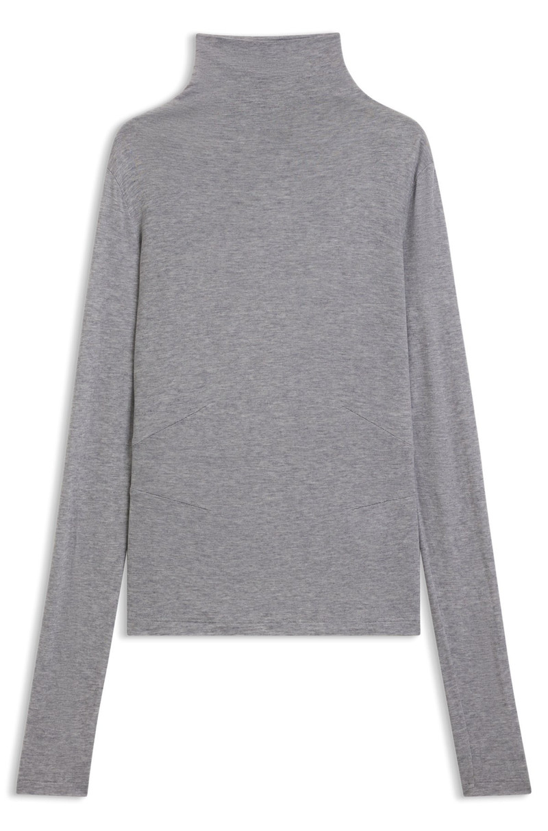 HIGH-NECK TOP IN SOFT JERSEY 1