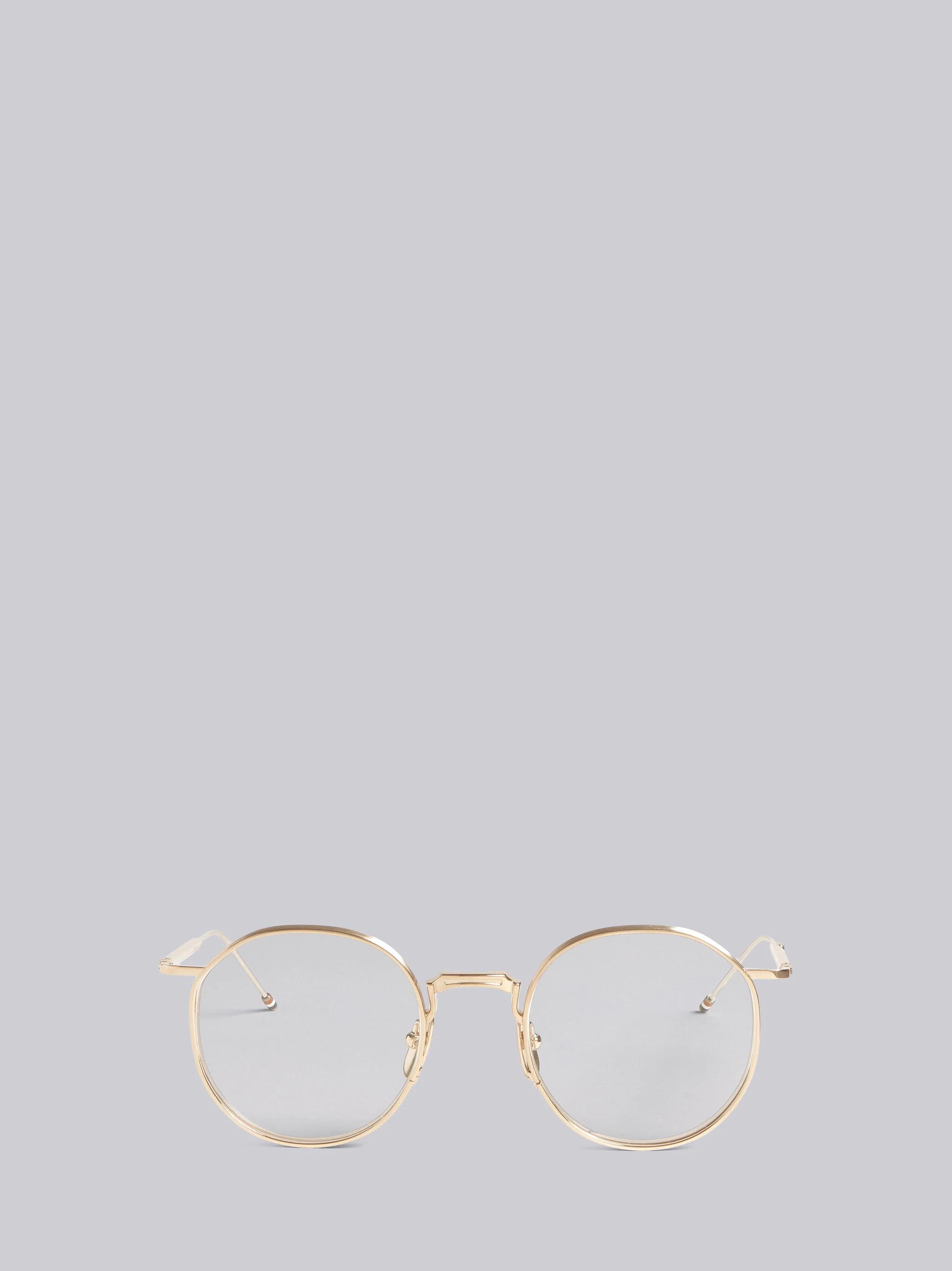 TB125 - White Gold Pantos Glasses - 1