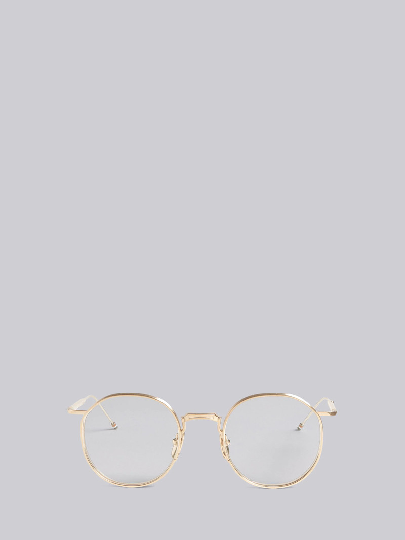 TB125 - White Gold Pantos Glasses 1