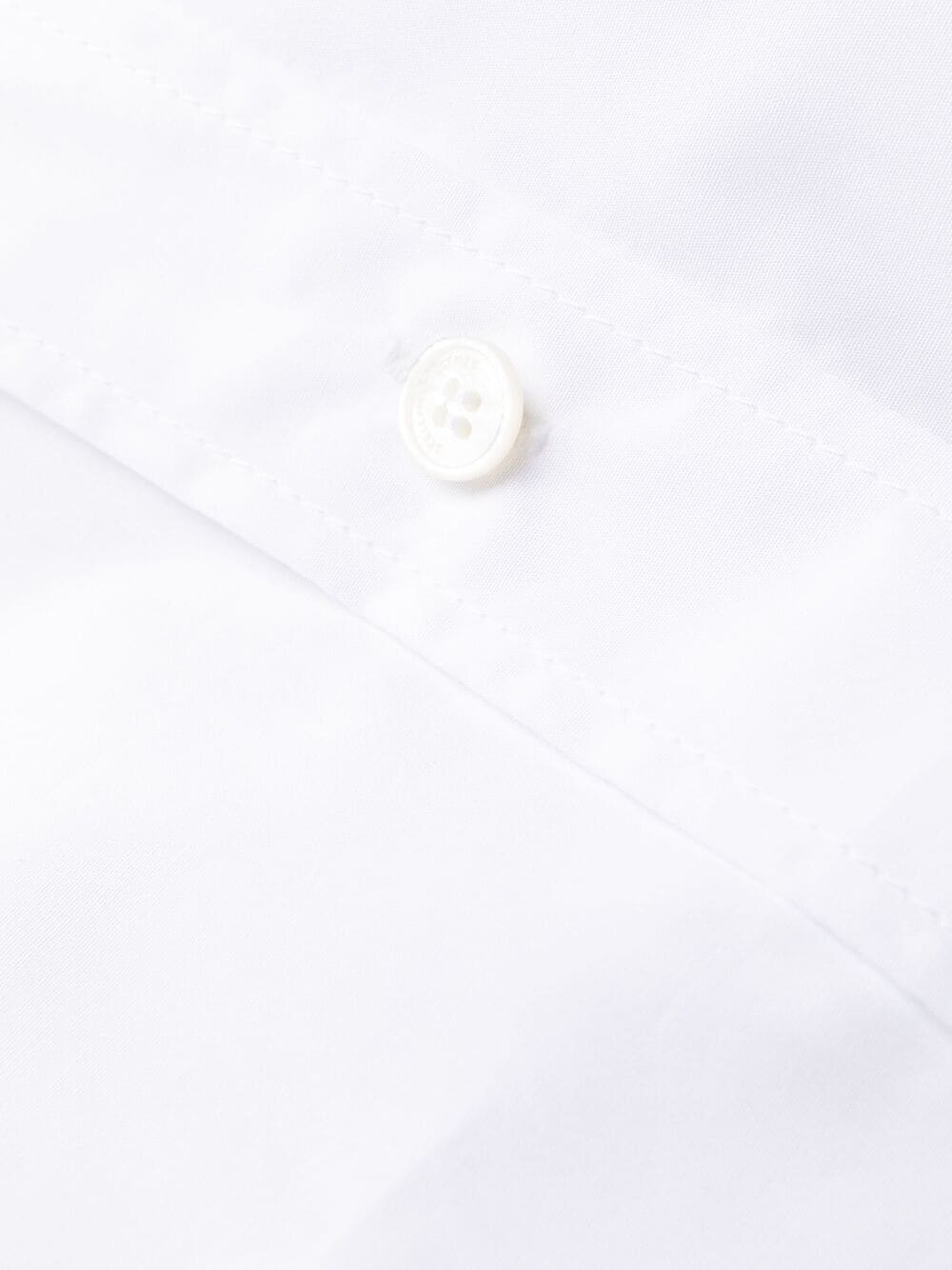 tied waist poplin shirt dress - 8