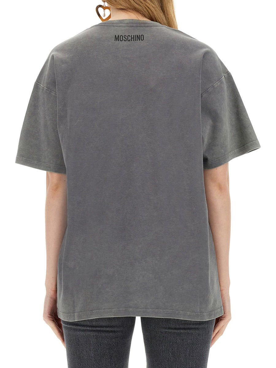 Moschino Women T-Shirt With Logo - 3