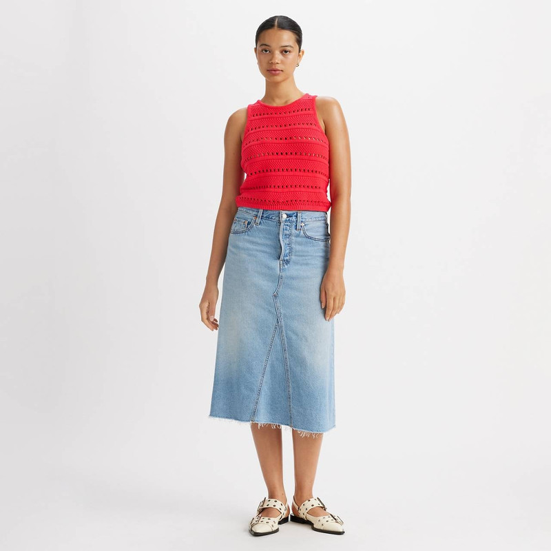 HIGH RISE A-LINE SKIRT 2