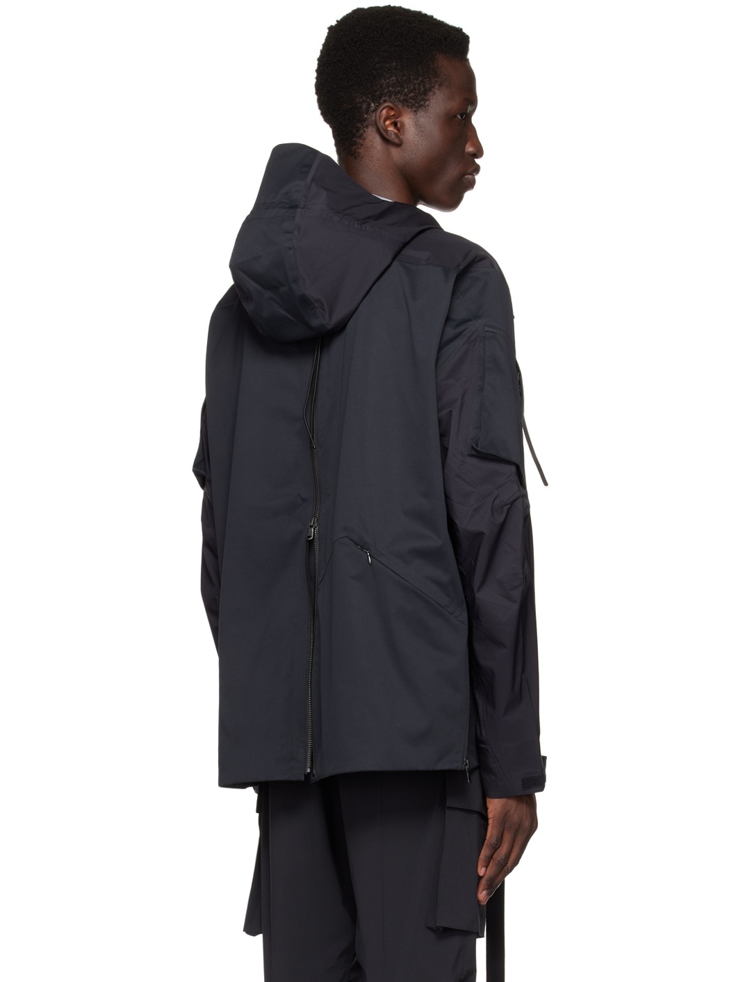 Black Water-Repellent Jacket - 3