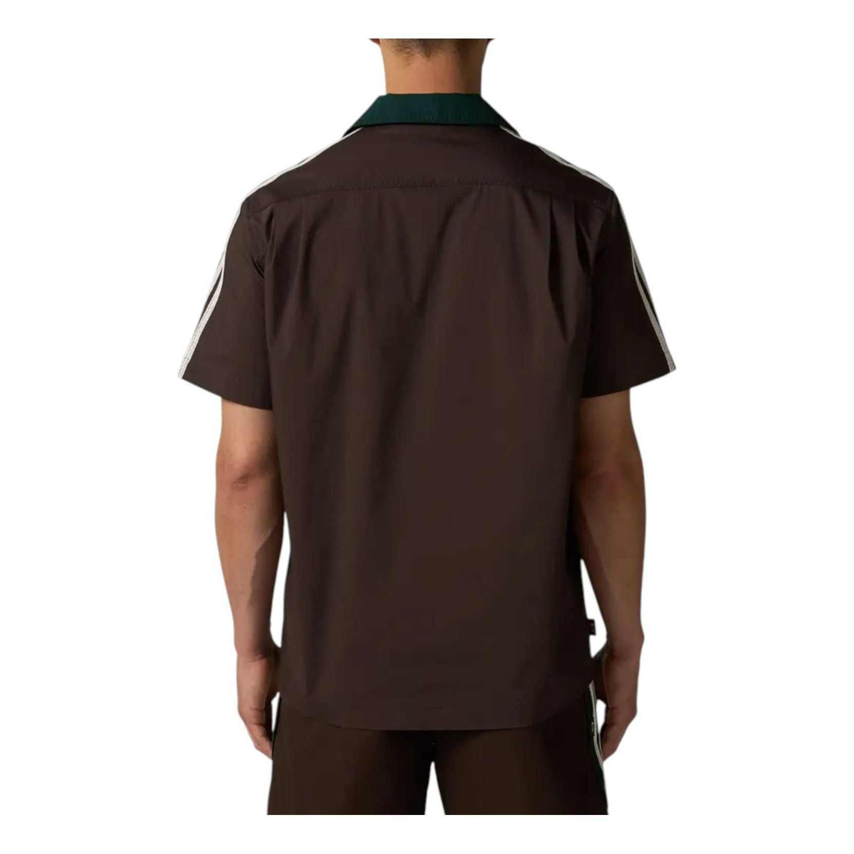 adidas x CLOT BY EDISON CHEN Short-Sleeved Shirt 'Green Brown' JP3870 - 3