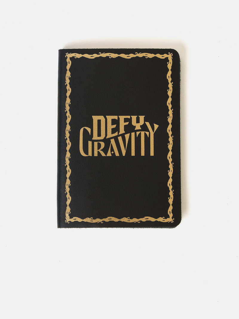 The A6 Notebook - Black with Gold Foiling 1
