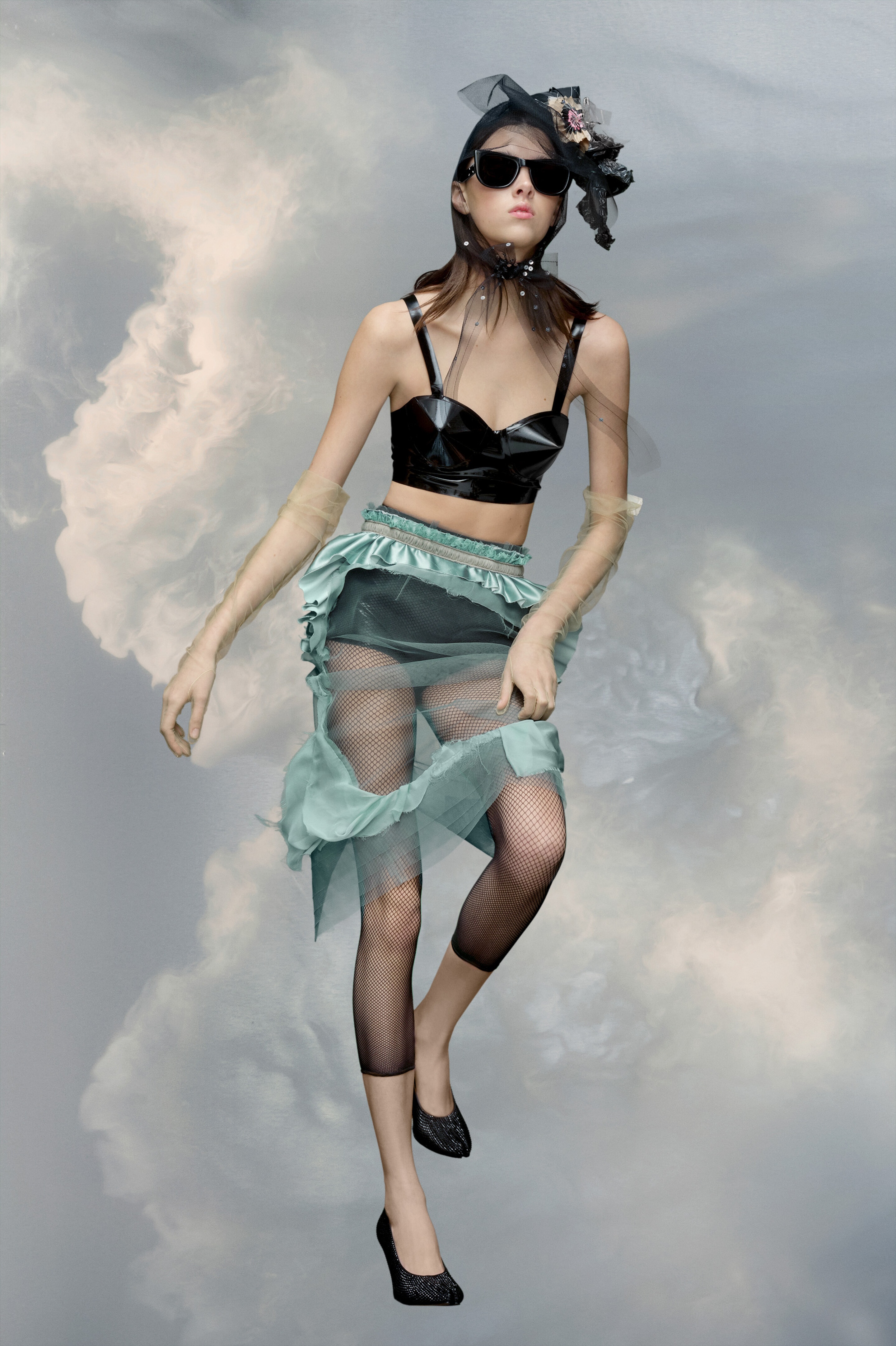 Décortiqué midi skirt - 4