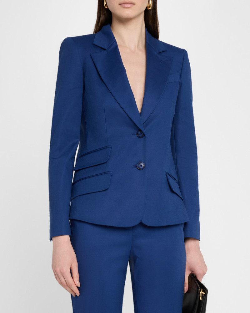 Cotton Couture Single-Breasted Blazer 4