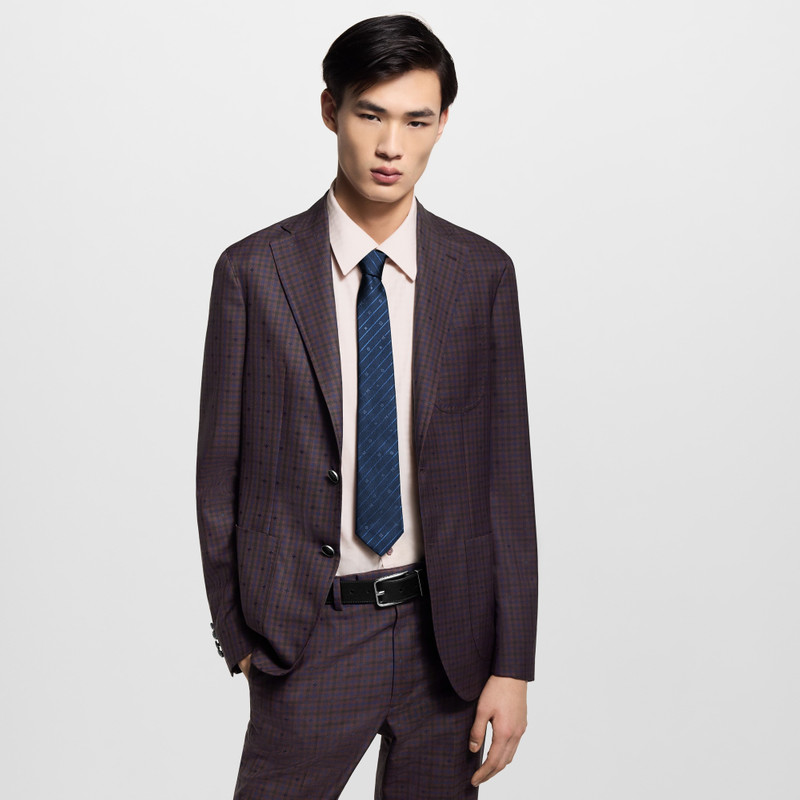 Monogram Pinstripes Tie 5