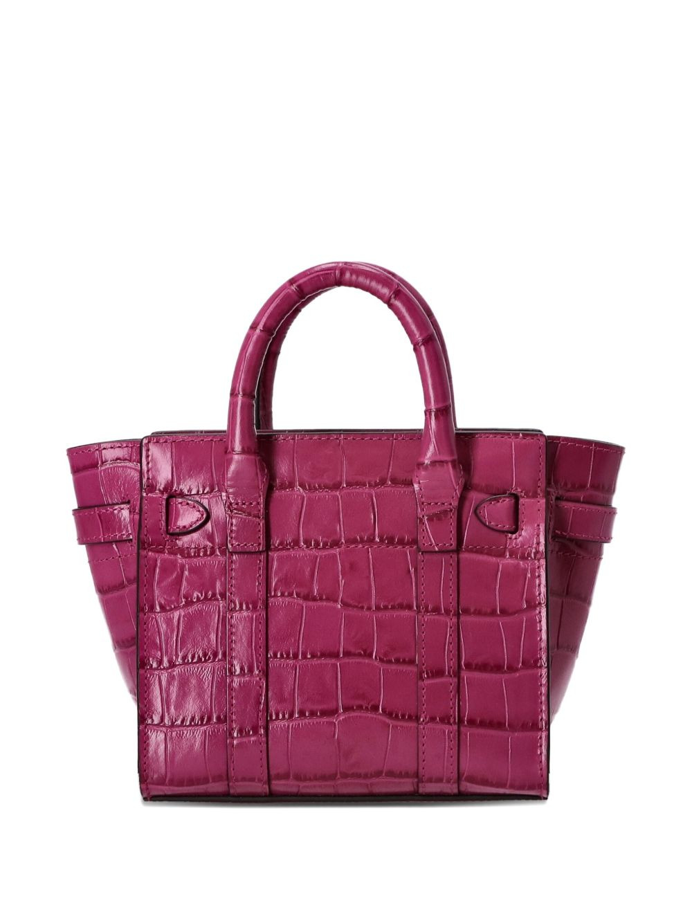 Bayswater crocodile-effect leather tote bag - 2