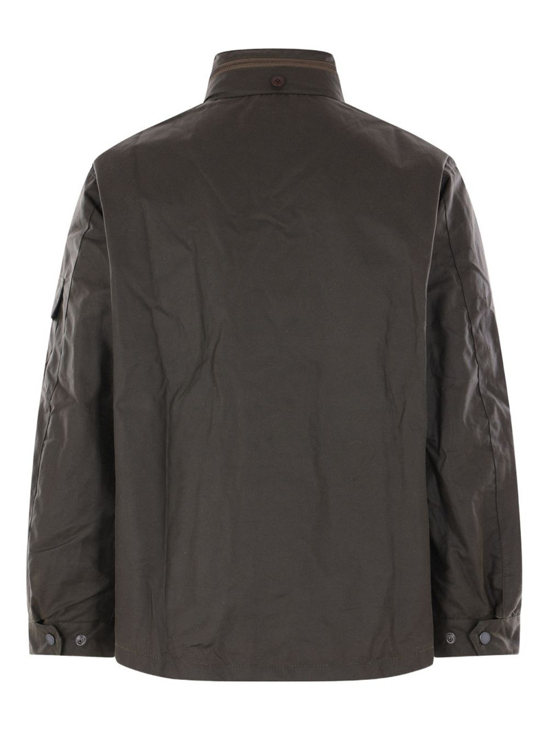 Barbour logo-embroidered jacket outlook