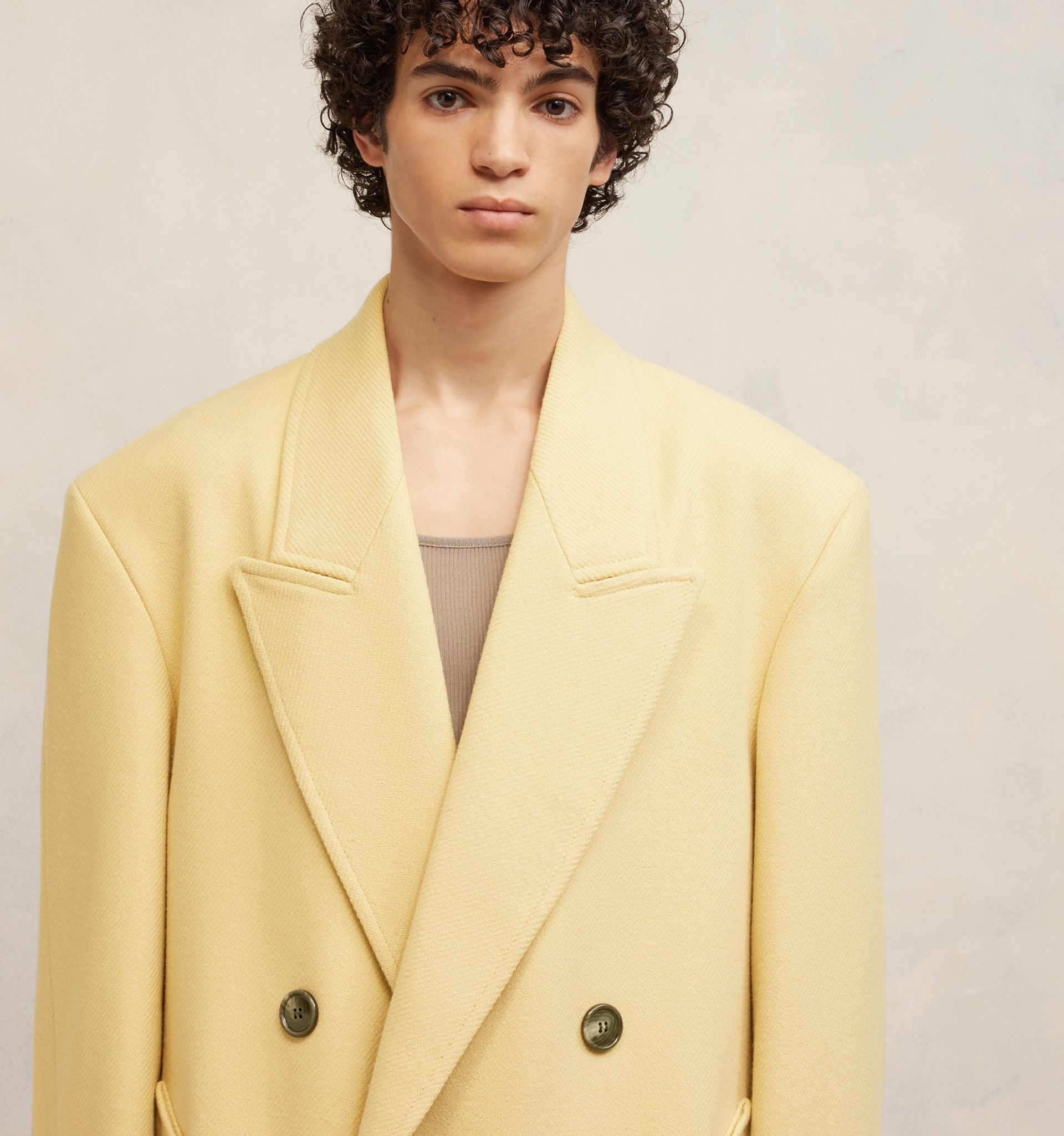 Double Breasted Oversized Coat - 2