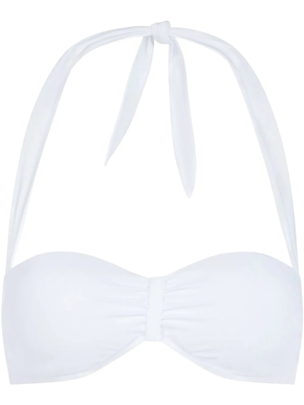 halterneck tie fastening bikini top - 1