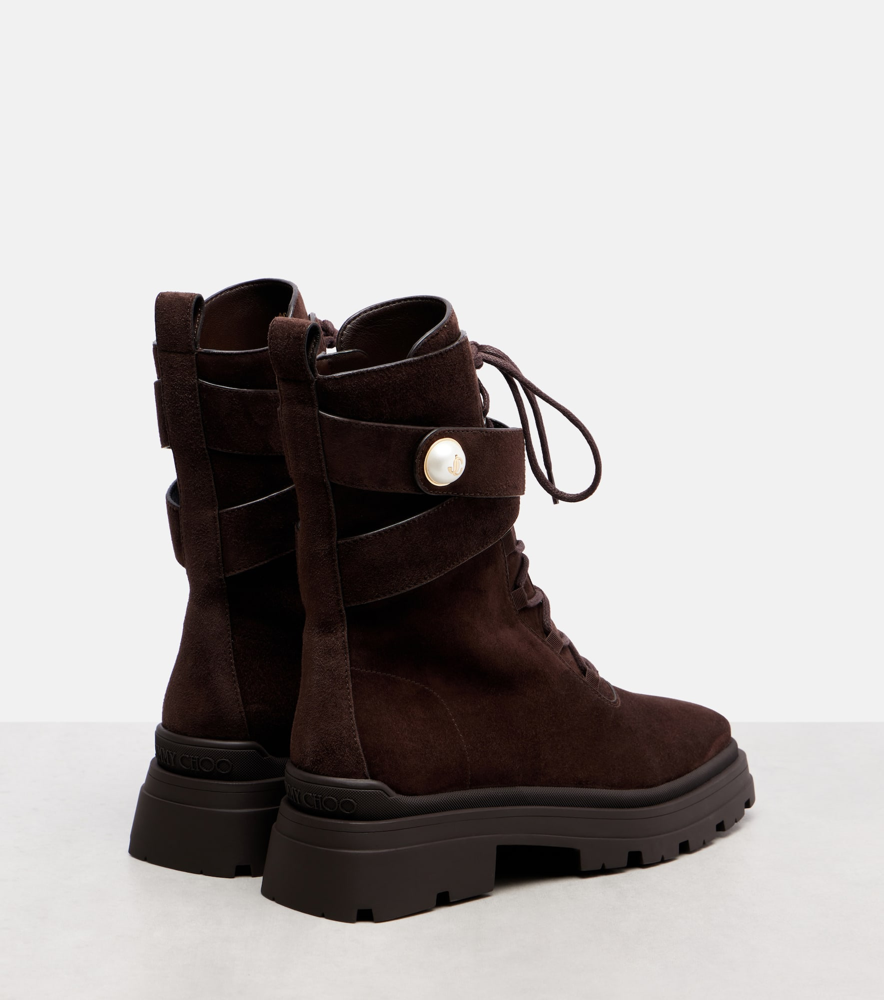 Noemi 45 suede combat boots - 2