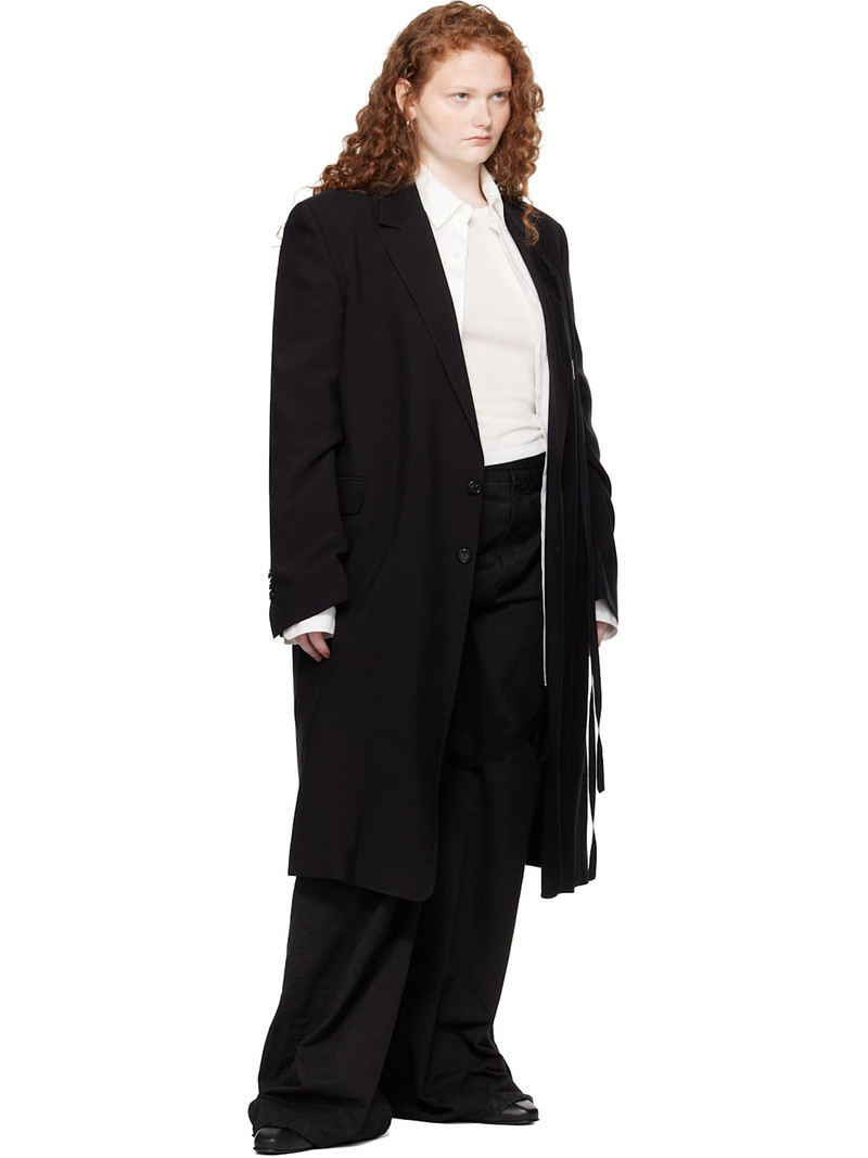 Ann Demeulemeester Black Viv High Comfort Tailored Coat outlook