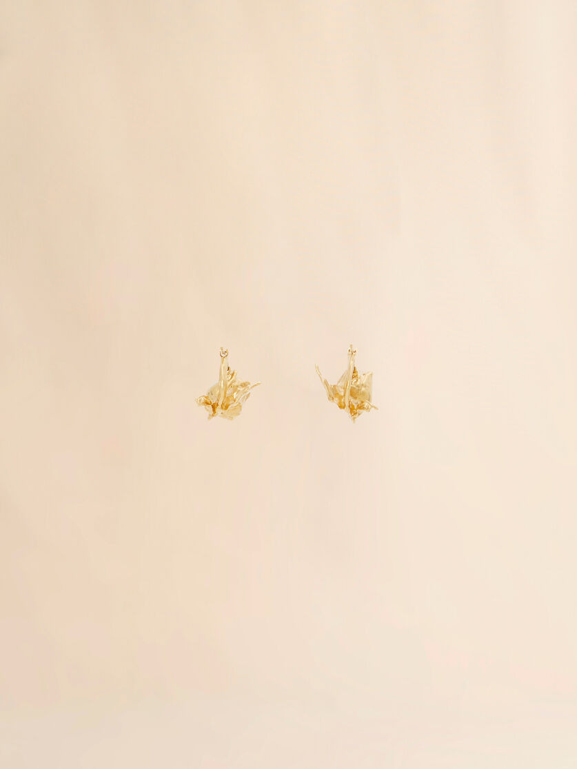 GOLD TULIP EARRINGS - 3