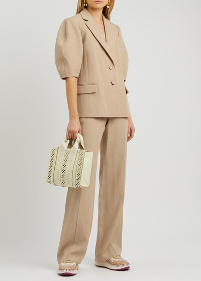 Chloé Flared linen trousers outlook