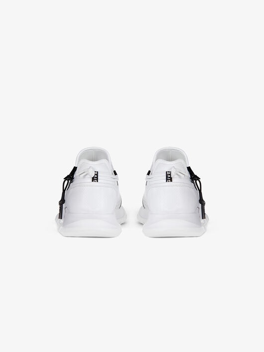 SPECTRE LOW RUNNERS SNEAKERS IN PERFORATED LEATHER WITH ZIP - 4