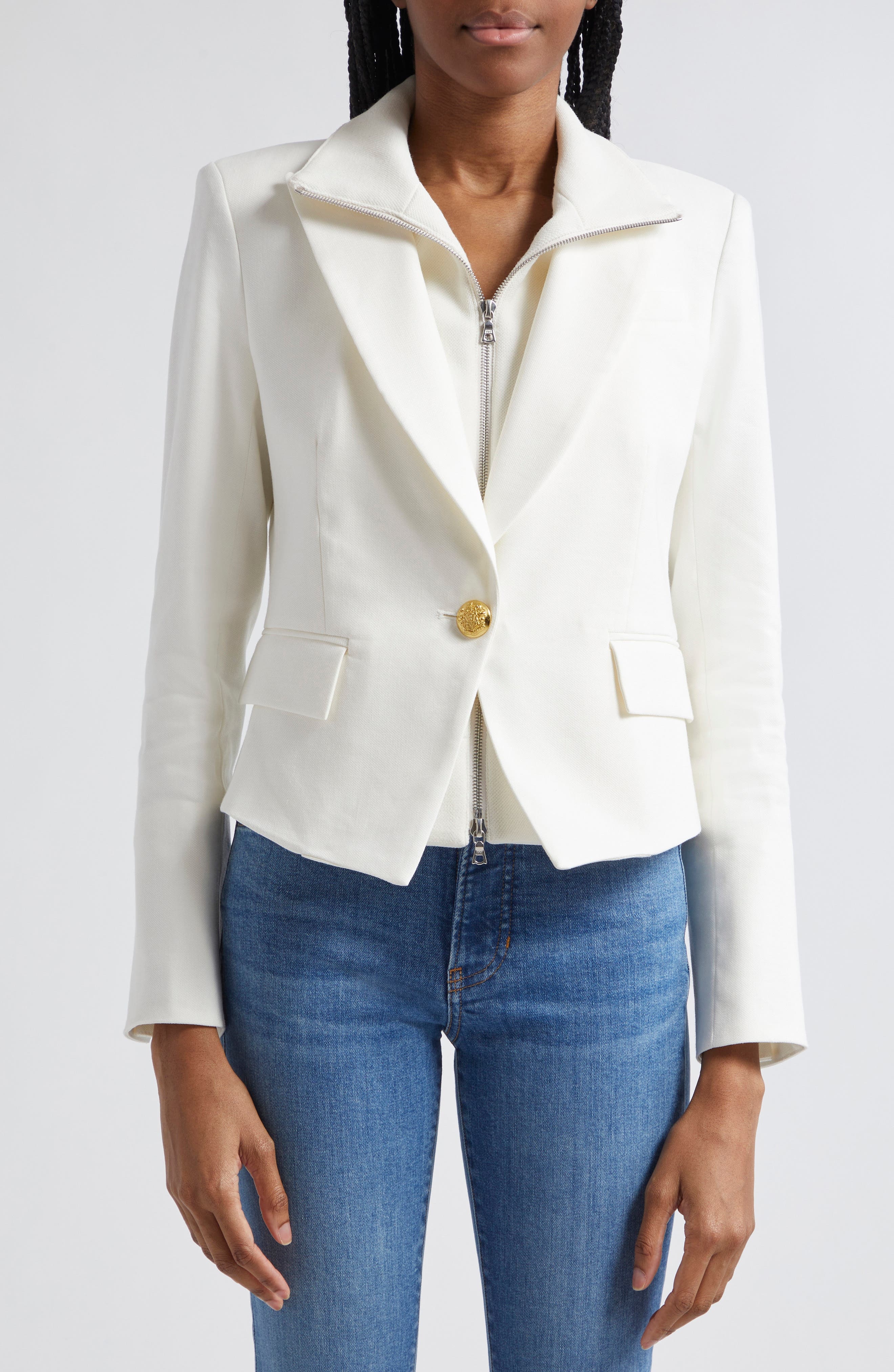 Hosanna Linen Blend Dickey Jacket - 2