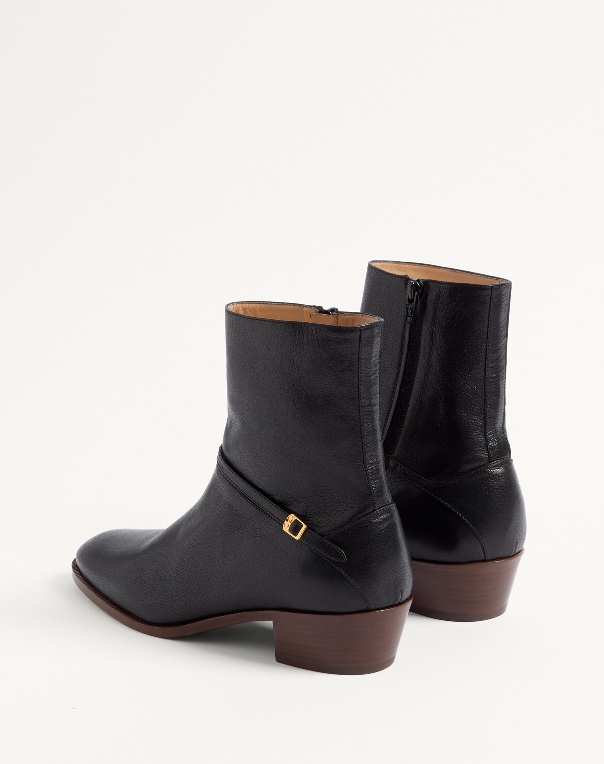 PAT ANKLE BOOT IN KIDSKIN - 4