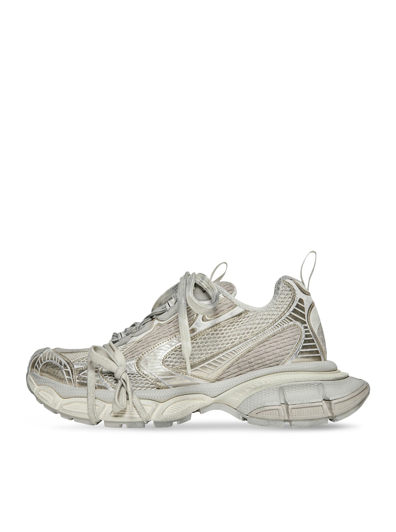 WOMEN`S 3XL SNEAKERS IN OFF WHITE - 5