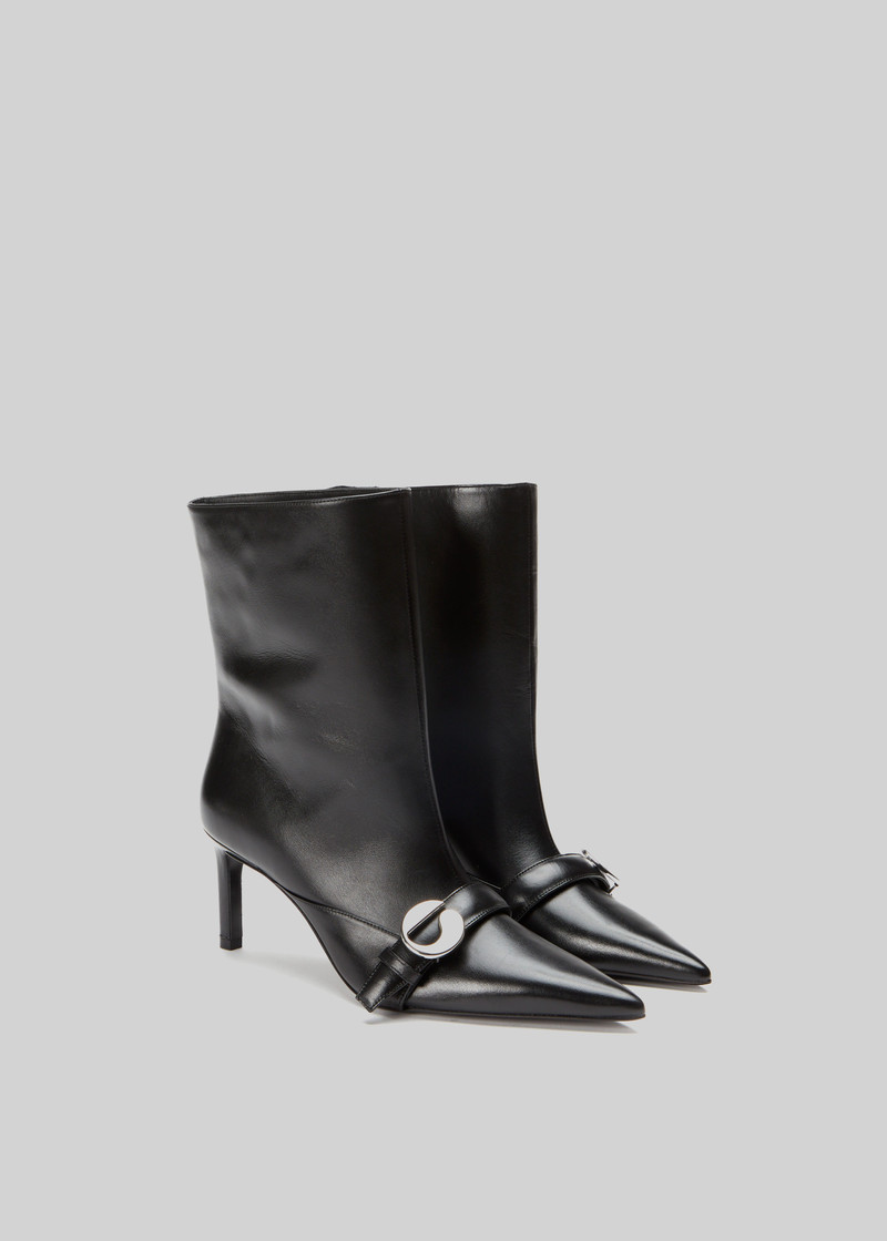 Coperni Ankle Heeled Belt Boots - Black 3