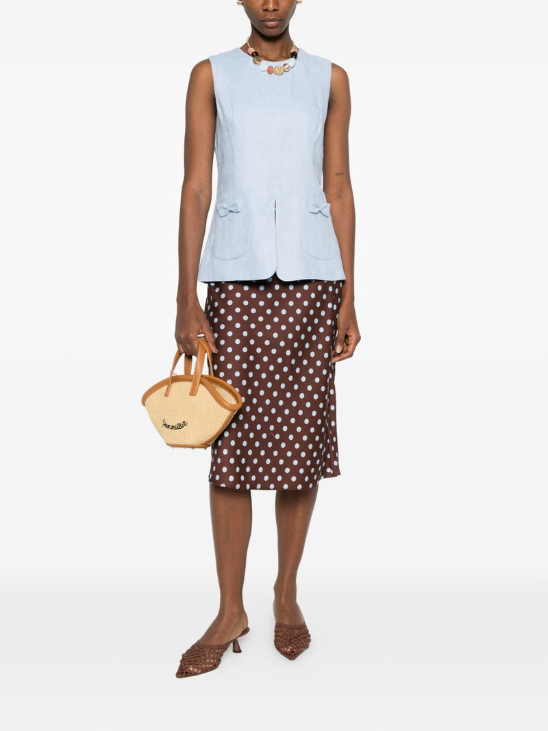 POSSE polka-dot midi skirt outlook