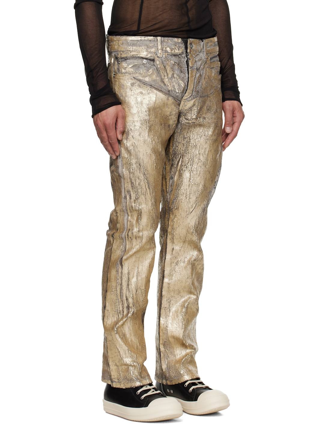 Gold Hollywood Headon Utility Jeans - 2