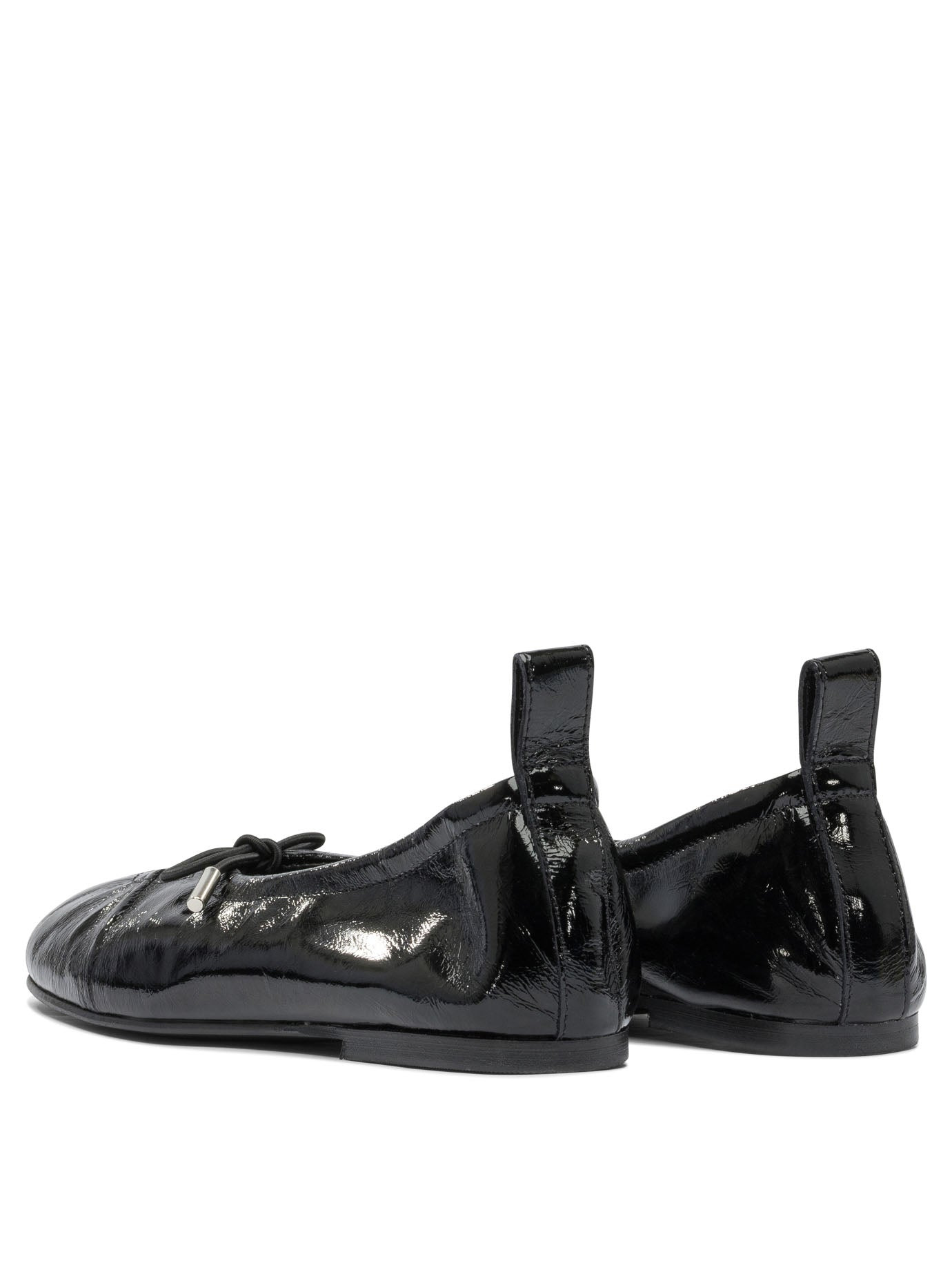 Alohas - Alohas Rosalind Onix Black Leather Ballet Flats - 4