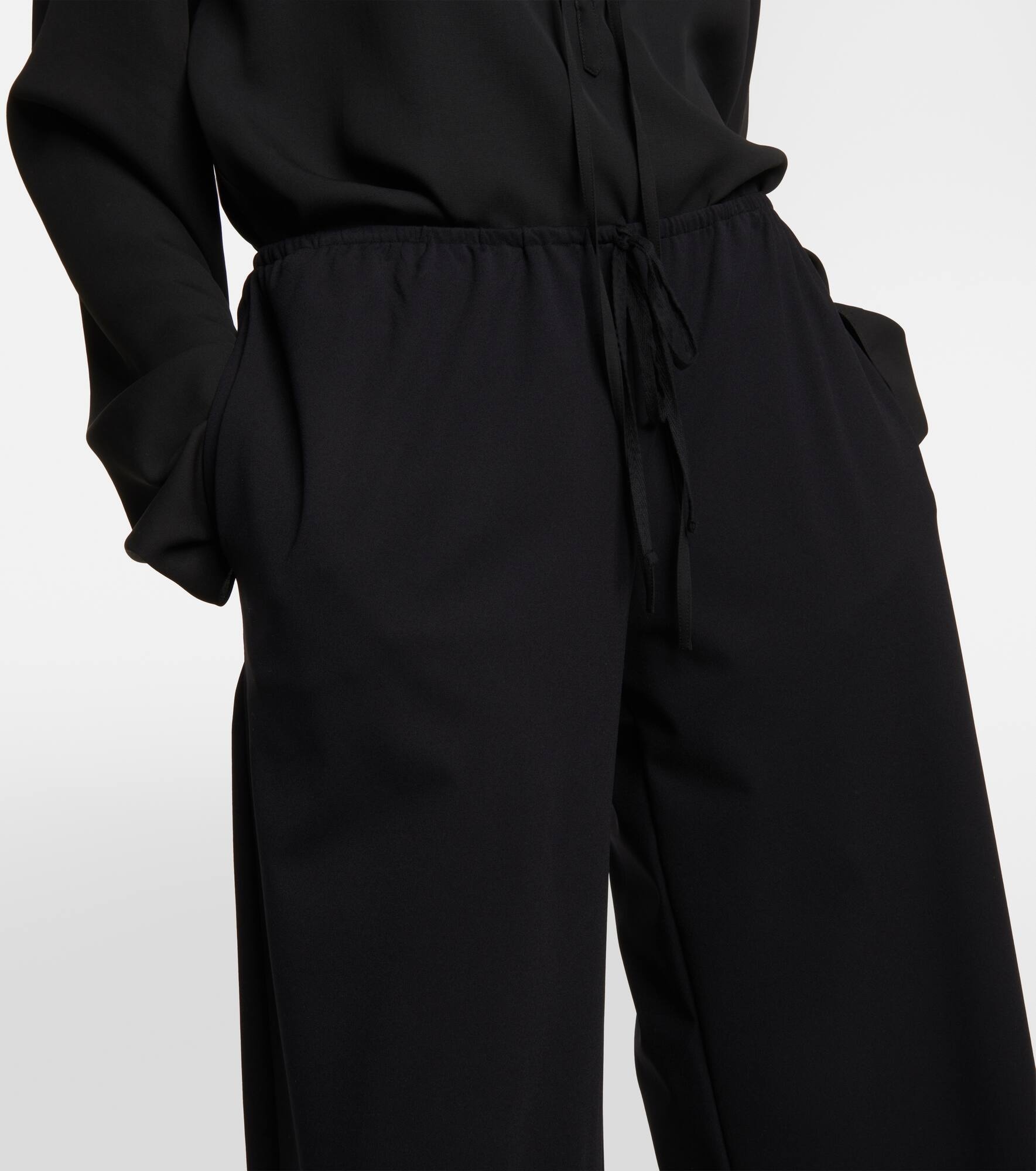 Bariem low-rise jersey wide-leg pants - 4