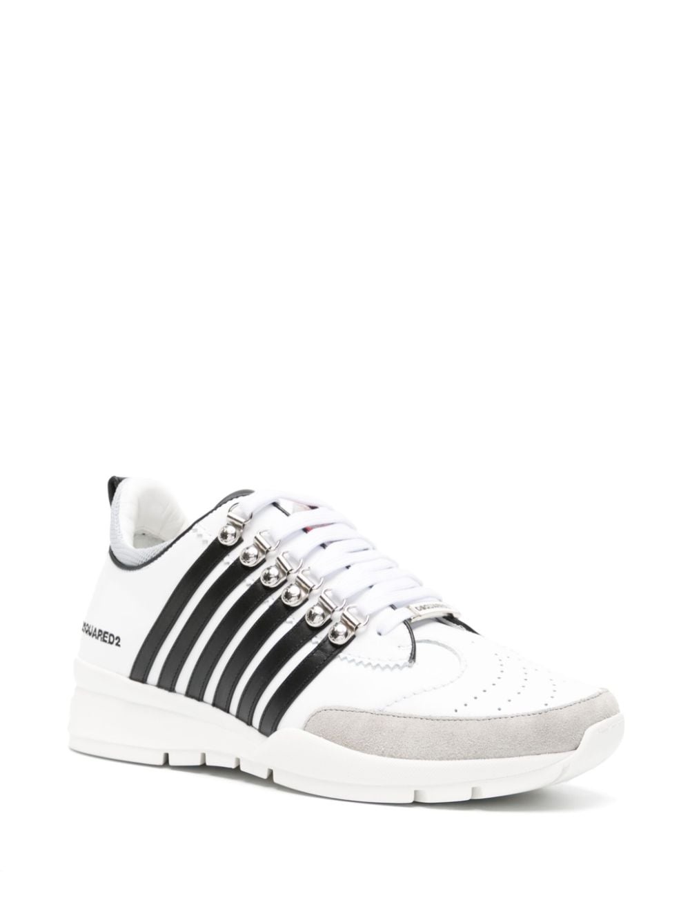 Legendary striped leather sneakers - 2