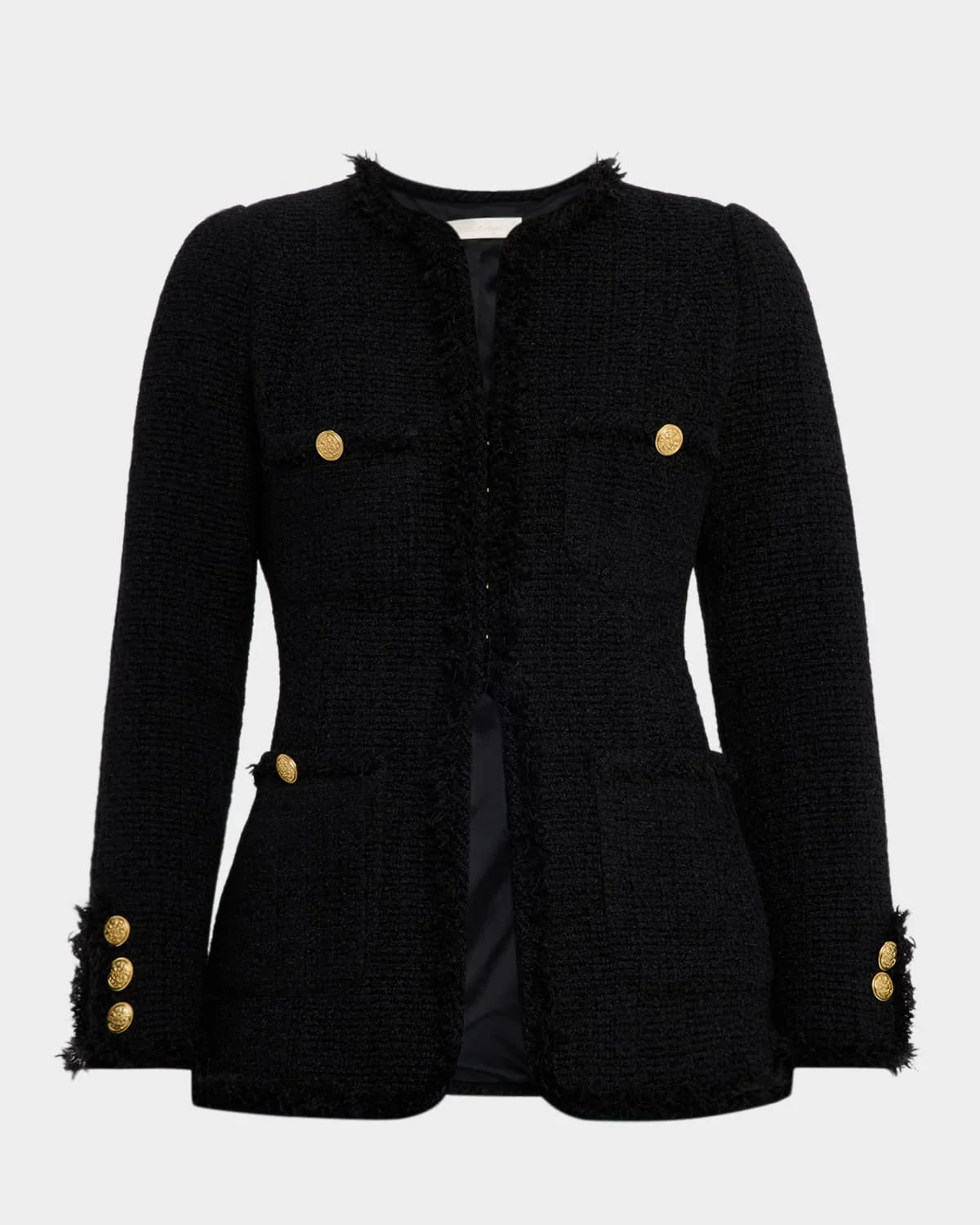 Adrina Tweed Embellished Jacket - 1
