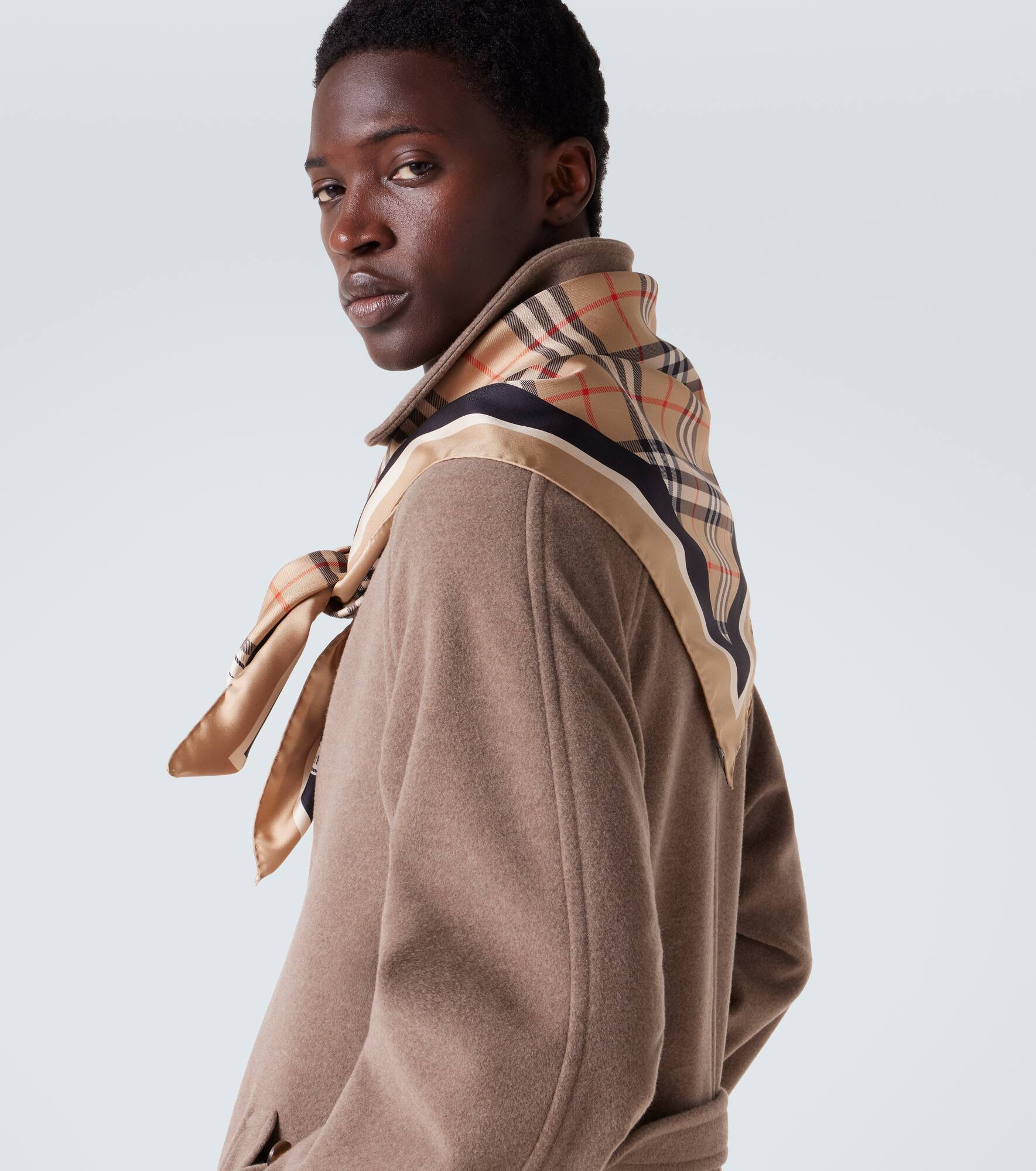 Burberry Check silk twill scarf - 2