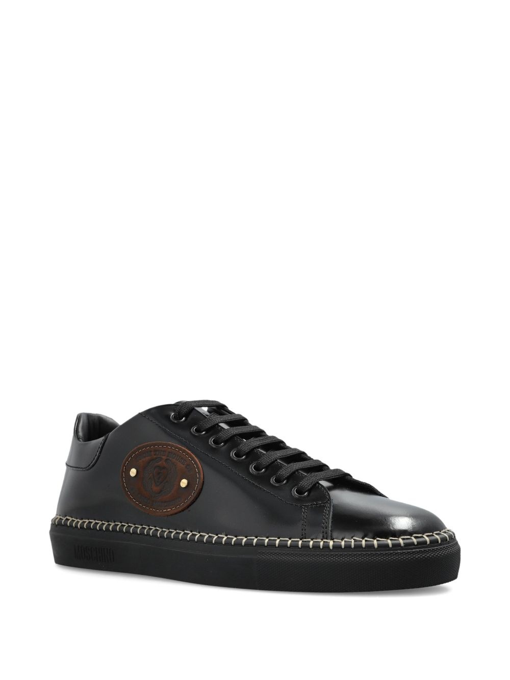 logo-embossed trainers - 2